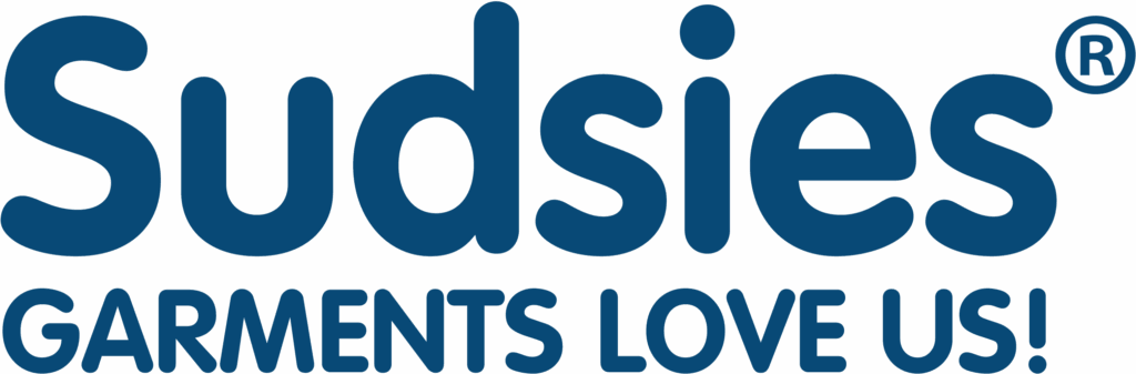 Sudsies Dry Cleaners Logo – Garments Love Us! Trusted by Miami’s Most Stylish Locals